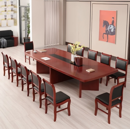 Tiffany 2.4m Mahogany Executive Boardroom table