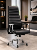 High- Back Leather Office Chair