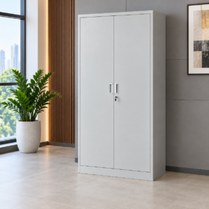 2-Door Lockable Metal Office Filing Cabinet
