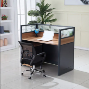 Single Person Office Workstation with Privacy Panels