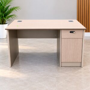 1.2M Office Desk with Lockable Storage Cabinet