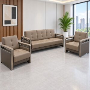 5-Seater Executive Office Sofa Set – 3+1+1